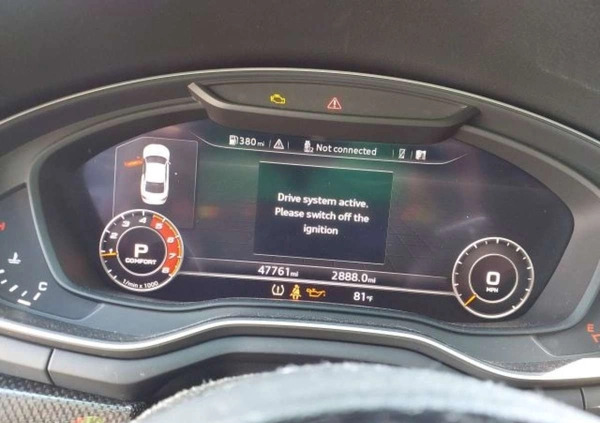 Audi S5 cena 99000 przebieg: 76863, rok produkcji 2019 z Międzylesie małe 67